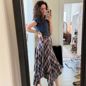 NATURAL LIFE Multicolor High Low Skirt